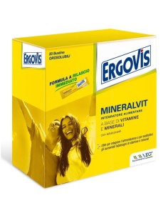 Ergovis Mineralvit Integratore Di Vitamine e Minerali 20 Bustine Orosolubili